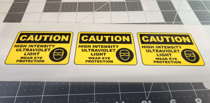 Custom UV Printed Decal Gang Sheet