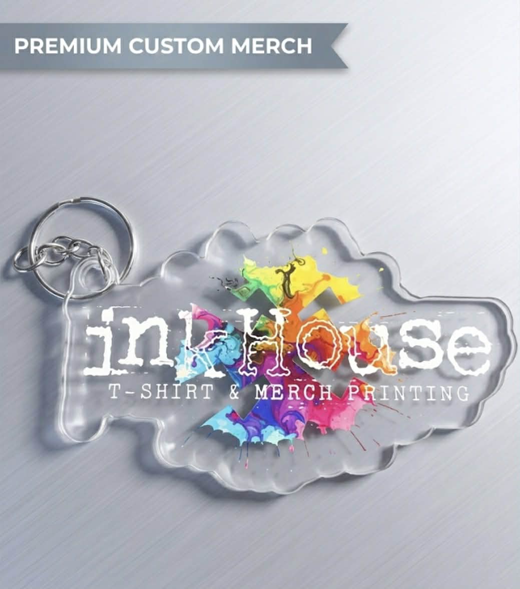 Custom UV Printed Acrylic Keychain Designer – Up to 2x2 Inches (Single & Bulk Orders)