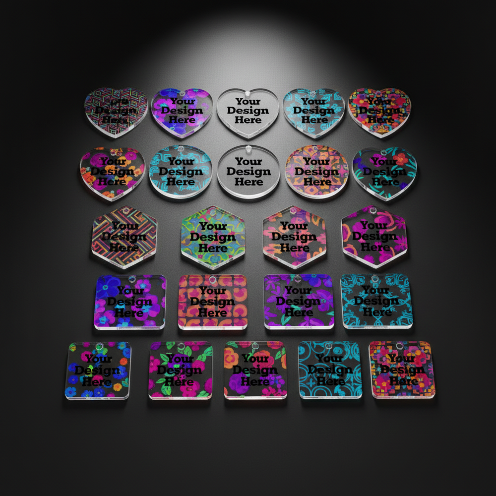 Custom UV Printed Acrylic Keychains