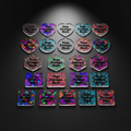Custom UV Printed Acrylic Keychains