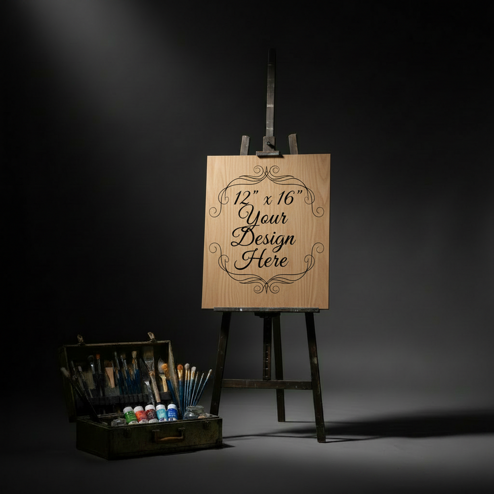 Custom 12" x 16" UV Printed Wood Canvas