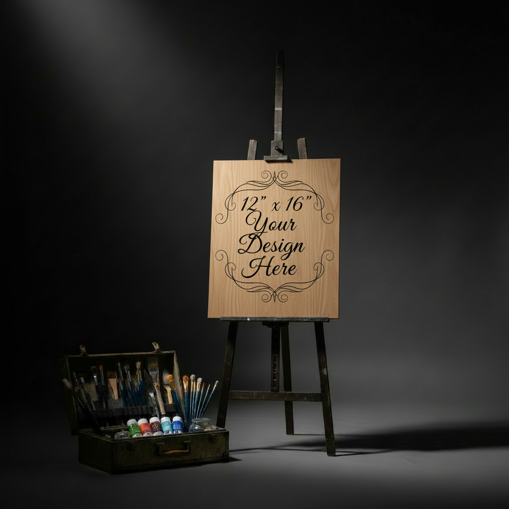 Custom 12" x 16" UV Printed Wood Canvas