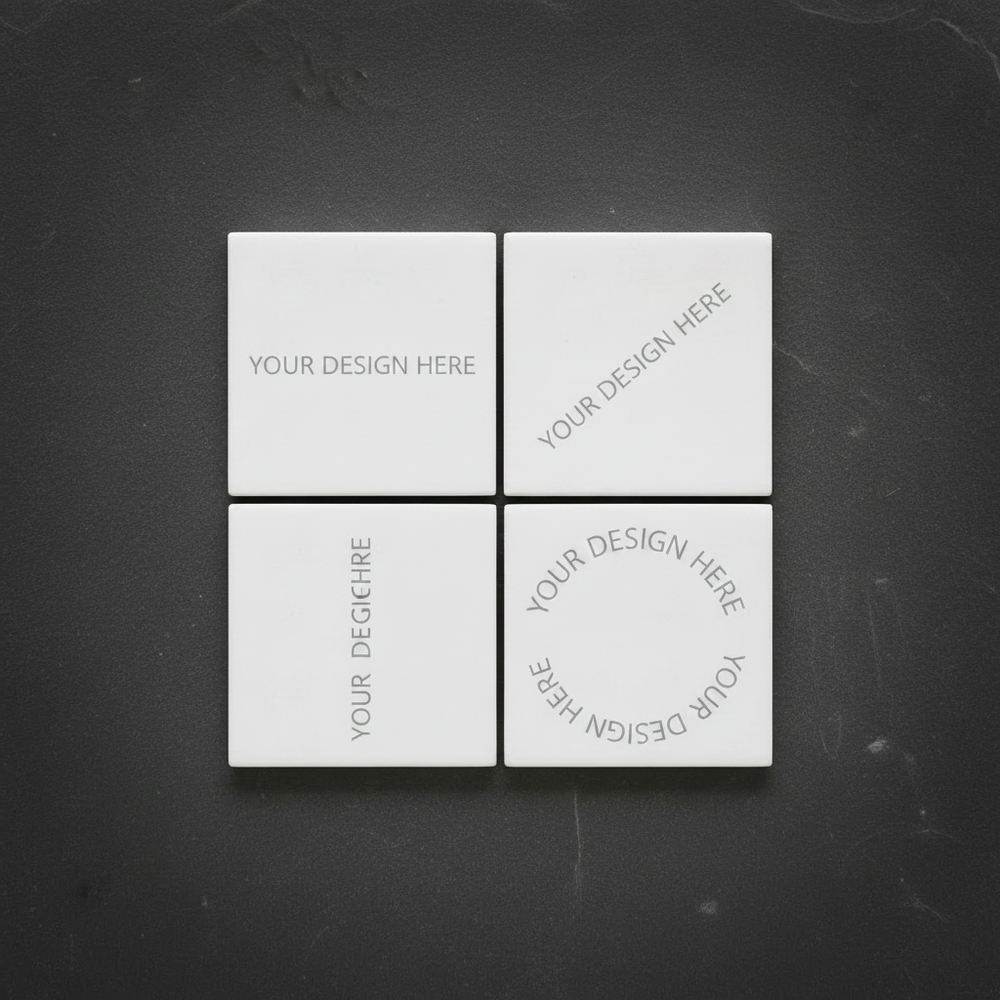 Custom Ceramic Coaster Collection — Set of 4 (Copy)