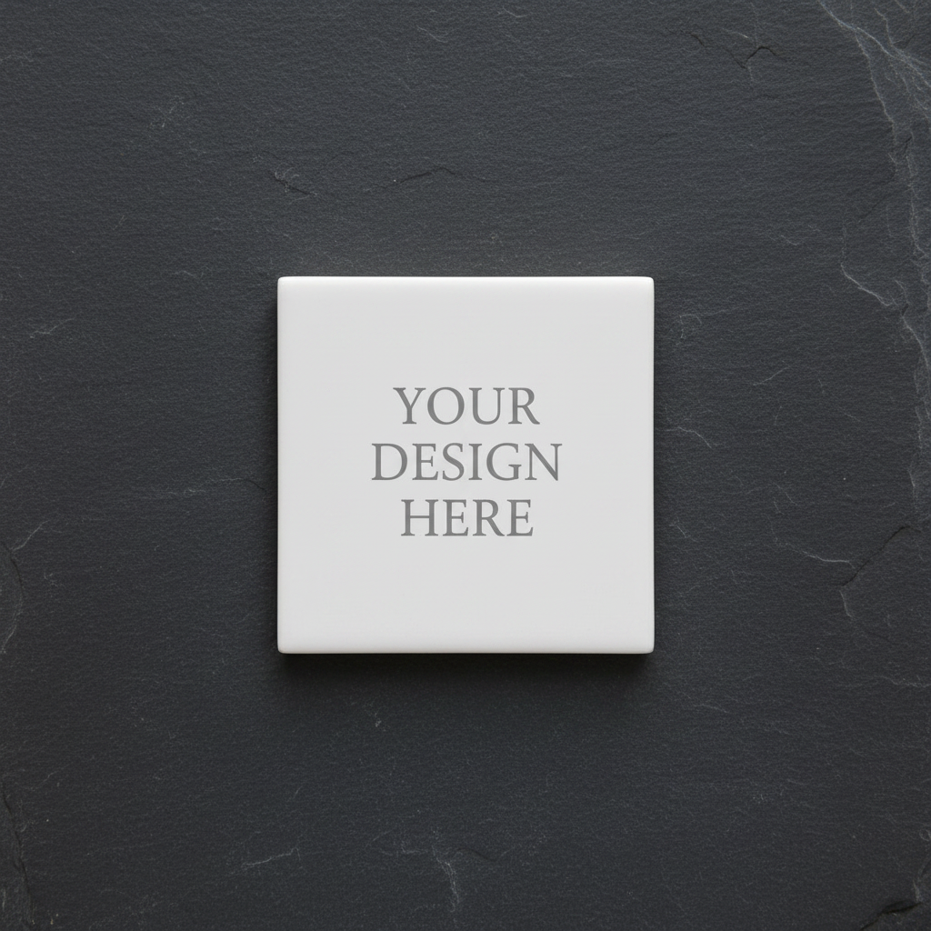 Single Ceramic Tile — Your Design Here